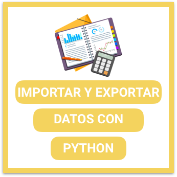importar y exportar datos con python